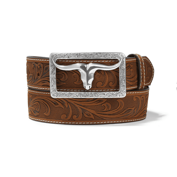 Tony Lama 1 1/2 Bark Stockyard - Accessories Belt Men - C42859