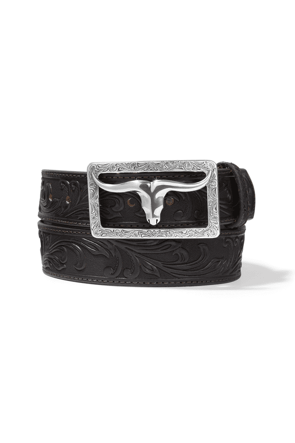 Tony Lama 1 1/2 Brown Stockyard - Accessories Belt Men - C42858