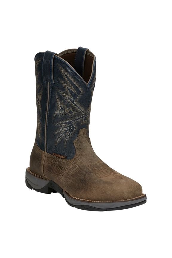 Tony Lama Men's Bartlett Stone Western Work Boot Steel Toe - RR3361 14 EE US