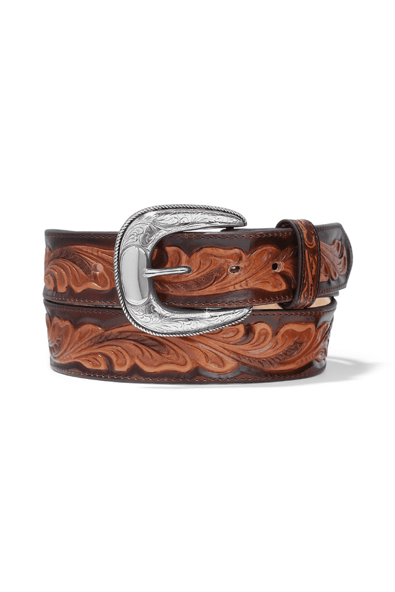 Tony Lama Brown Chiara Tooled - Accessories Belt Men - C42865