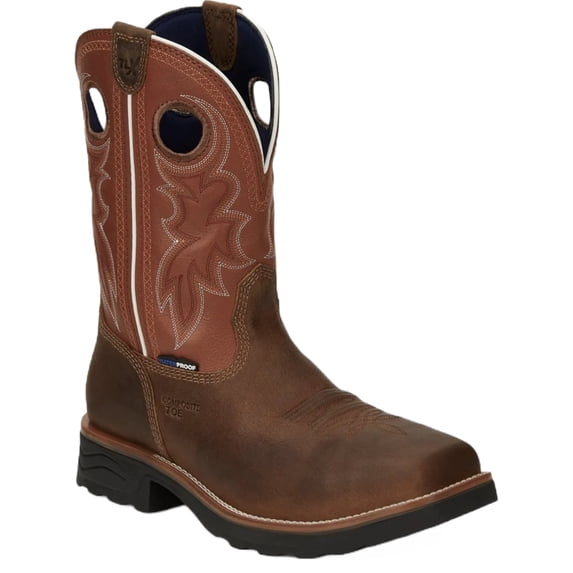 Tony Lama Men's Men'S 3R Fireball Waterproof Work Boot Composite Toe - TW3300 7.5 EE US
