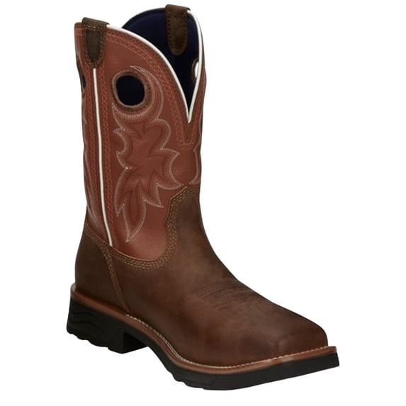 Tony Lama Men's 3R Fireball Waterproof Work Boot Composite Toe Tan 7.5 D(M) US