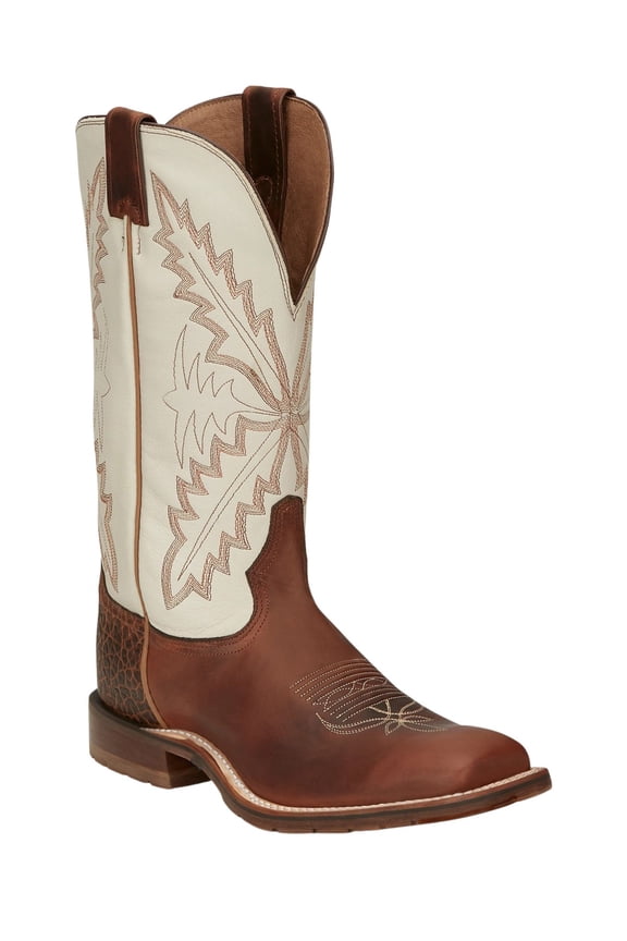 Tony Lama Men's Antonio Western Boot Broad Square Toe Brown 14 D(M) US