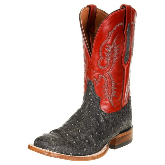 Tony Lama Men's Augustus Western Boot Broad Square Toe Grey 9 D(M) US