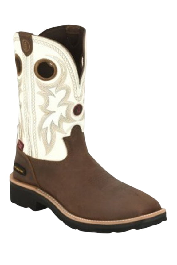 Tony Lama Men's Fireball Western Work Boot Composite Toe Bark 7 D(M) US