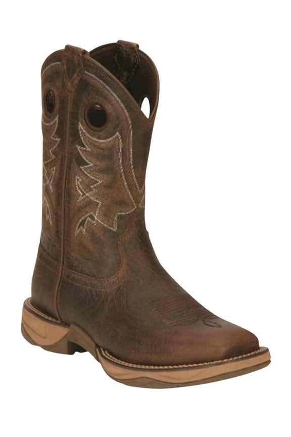 Tony Lama Men's Rasp Western Boot Broad Square Toe Brown 14 EE US