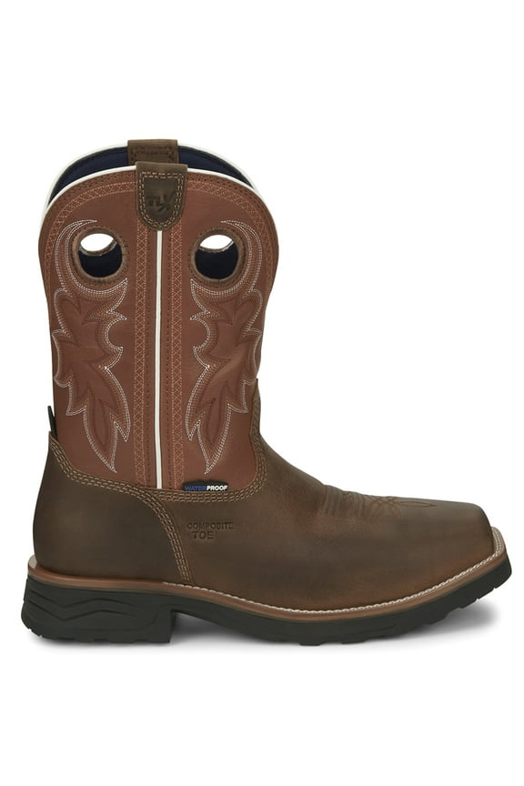 Tony Lama Men's 3R Fireball Waterproof Work Boot Composite Toe - TW3300 11.5 EE  US