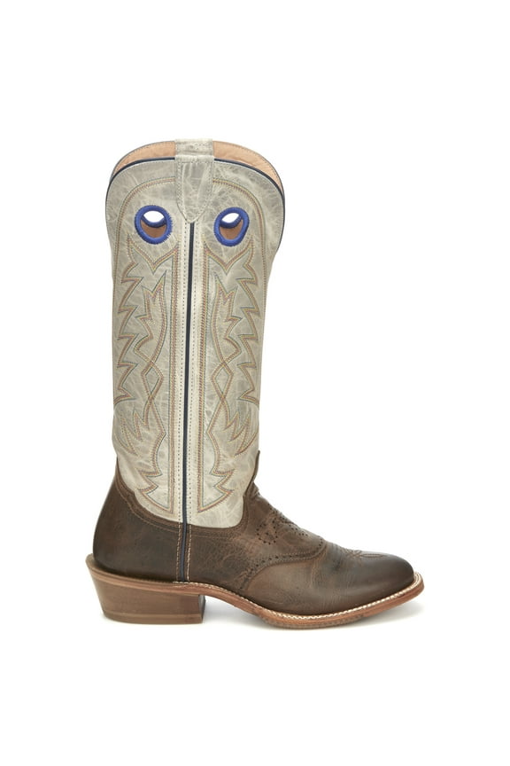 Tony Lama Mens Henley 15 Inch Buckaroo Round Toe Cowboy Mid Calf Boots