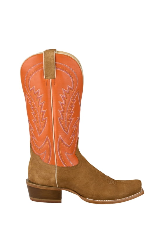 Tony Lama Mens Jax 13 Inch Square Toe Cowboy Mid Calf Boots