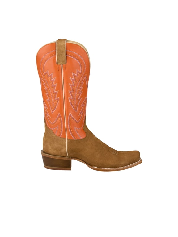 Tony Lama Mens Jax 13 Inch Square Toe Cowboy Mid Calf Boots