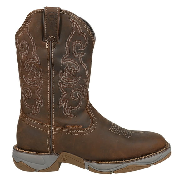 Tony Lama Men's 11" Junction Soft Toe Waterproof Work Boot Dark Brown - RR3353