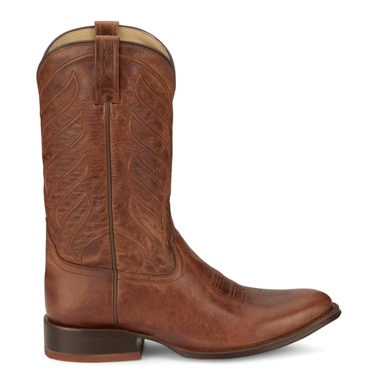 Tony Lama Mens Lenado Embroidered 12 Inch Round Toe Cowboy Mid 