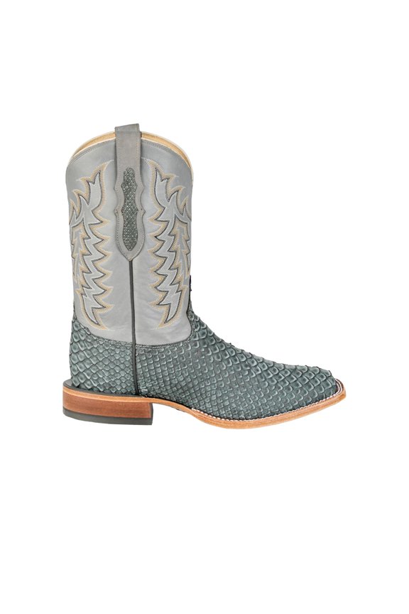 Tony Lama Mens Mario 11 Inch Python Square Toe Cowboy Mid Calf Dress Boots