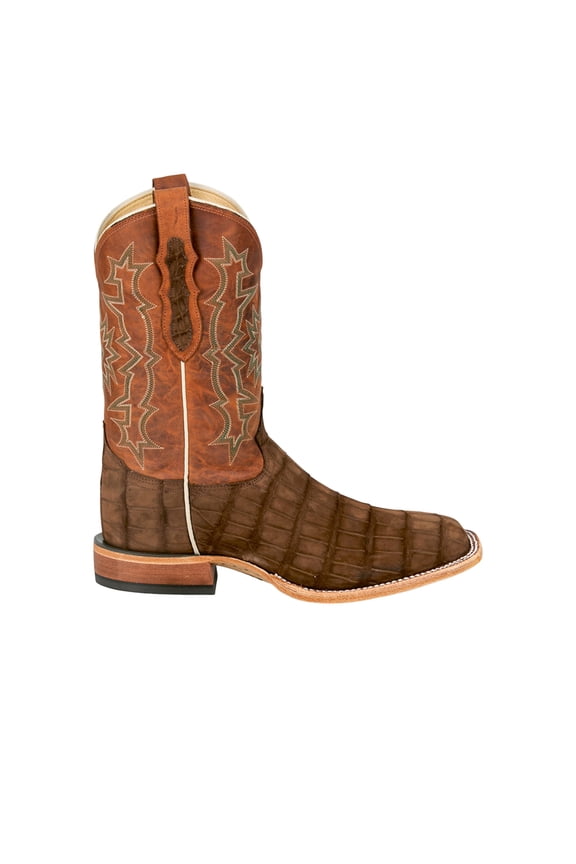Tony Lama Mens Miguel 11 Inch Sueded American Square Toe Cowboy Mid Calf