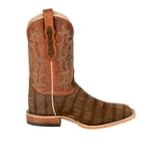 Tony Lama Mens Miguel 11 Inch Sueded American Square Toe Cowboy Mid Calf
