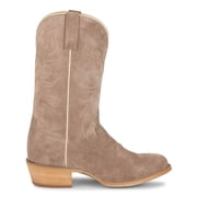Tony Lama Mens Plano 12 Inch Suede Round Toe Cowboy Mid Calf Boots