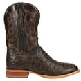 thumbnail image 1 of Tony Lama Men's Moore Umber Full-Quill Ostrich Western Boot Broad Square Toe Brown 9 EE  US, 1 of 5