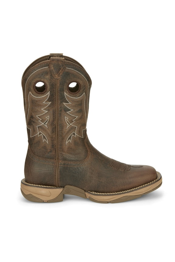 Tony Lama Men's Rasp Western Boot Broad Square Toe Brown 11 EE US