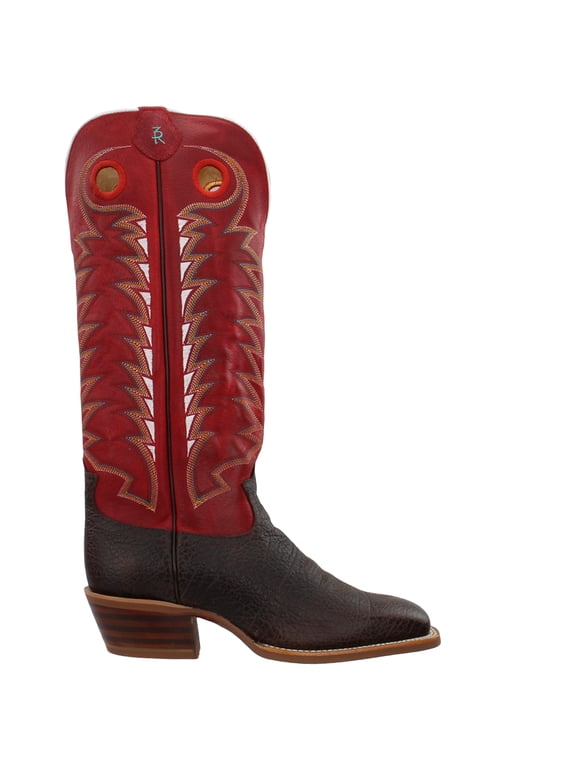 Tony Lama Mens Rosston 16 Inch Buckaroo Square Toe Cowboy Mid Calf Boots
