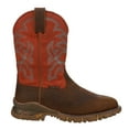 thumbnail image 1 of Tony Lama Mens TLX Roustabout Cognac 11 In Brown Top Waterproof Square Steel Toe, 1 of 5