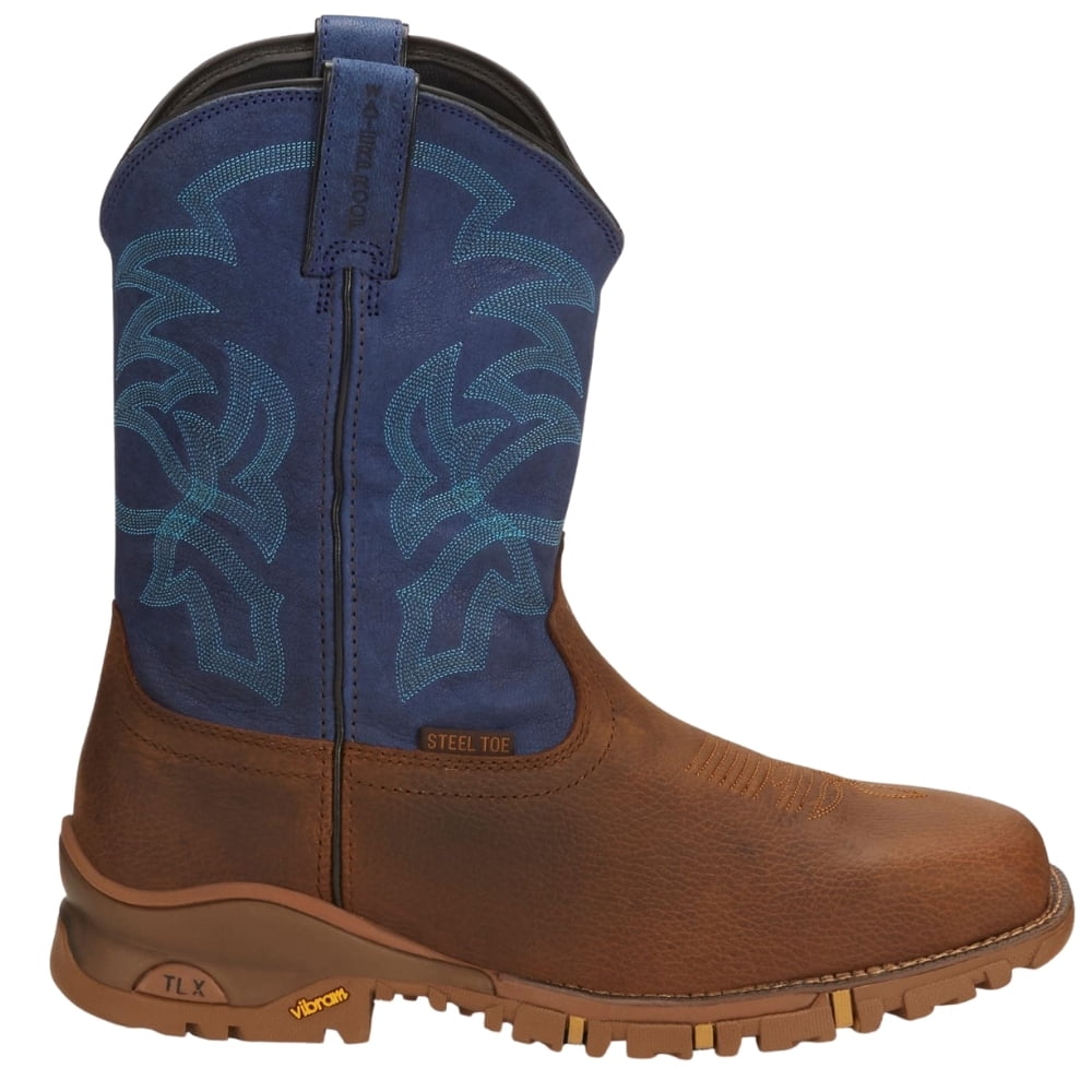 Tony Lama Men's Roustabout Waterproof Western Work Boot Steel Toe ...
