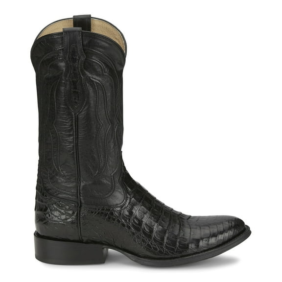 Tony Lama Mens Tremaine  Embossed 12 Inch  Round Toe Cowboy  Mid Calf Dress