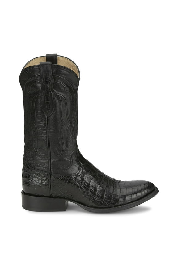 Tony Lama Mens Tremaine Embossed 12 Inch Round Toe Cowboy Mid Calf Dress