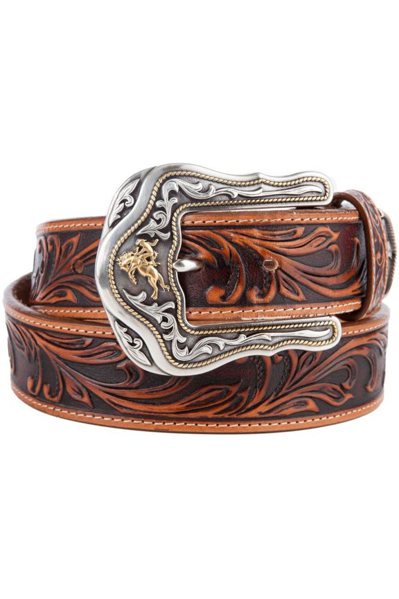 Tony Lama Men's Men'S Western Ride Leather Belt - C41514 32