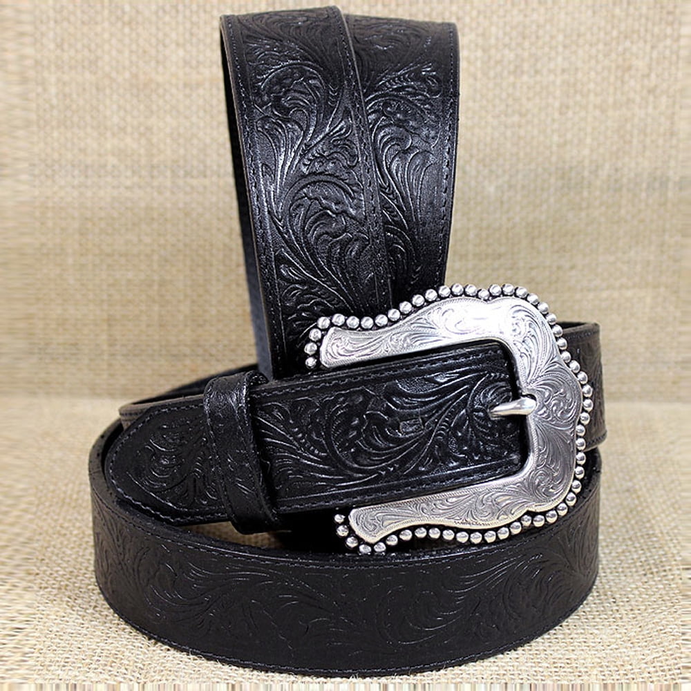 Tony Lama Women\'s Black Layla Leather Belt Tony Lama Women main image 4
