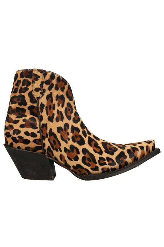 Tony Lama Women's Anahi Wildcat Fashion Booties Snip Toe Leopard 7 M US
