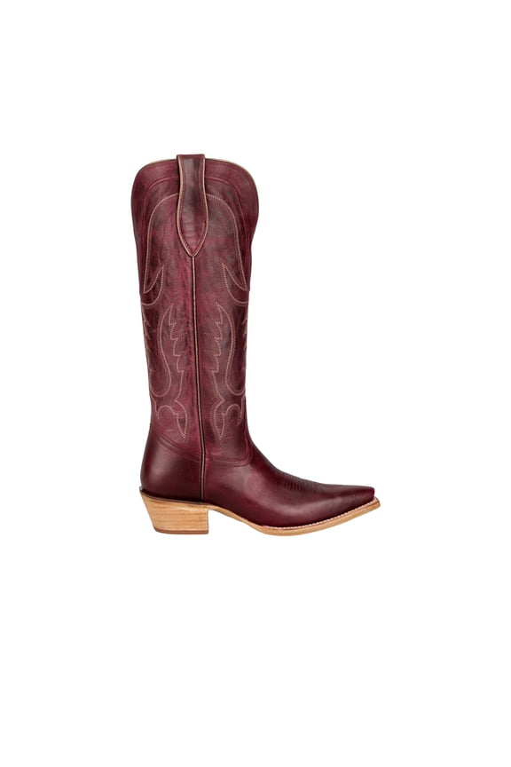 Tony Lama Womens Jess 15 Inch Snip Toe Cowboy Tall Boots