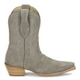 thumbnail image 1 of Tony Lama Womens Lea Embroidered Suede Snip Toe Cowboy  Mid Calf Boots, 1 of 5