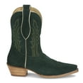 thumbnail image 1 of Tony Lama Womens Lea Suede Embroidered Snip Toe Cowboy  Mid Calf Boots, 1 of 5