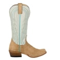 thumbnail image 1 of Tony Lama Womens Women`s   Suede 13In Snow Cowhide Top Boot 9 B Taupe, 1 of 5