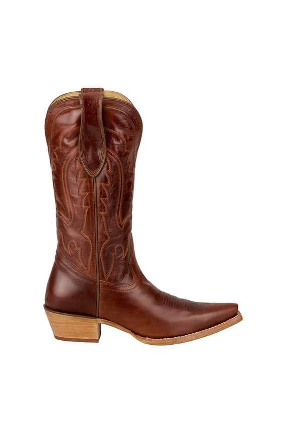Tony Lama Womens Val 12 Inch Snip Toe Cowboy Mid Calf Boots