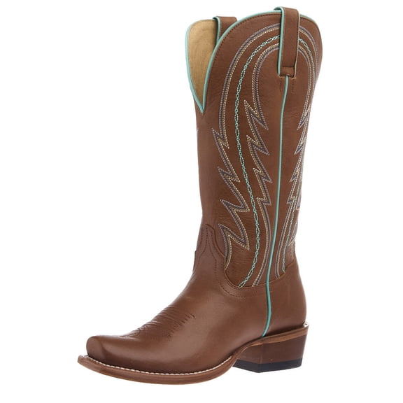 Tony Lama Womens Women`s  Tawny  Cowhide 13In Matching Top Boot 7.5 B Brown