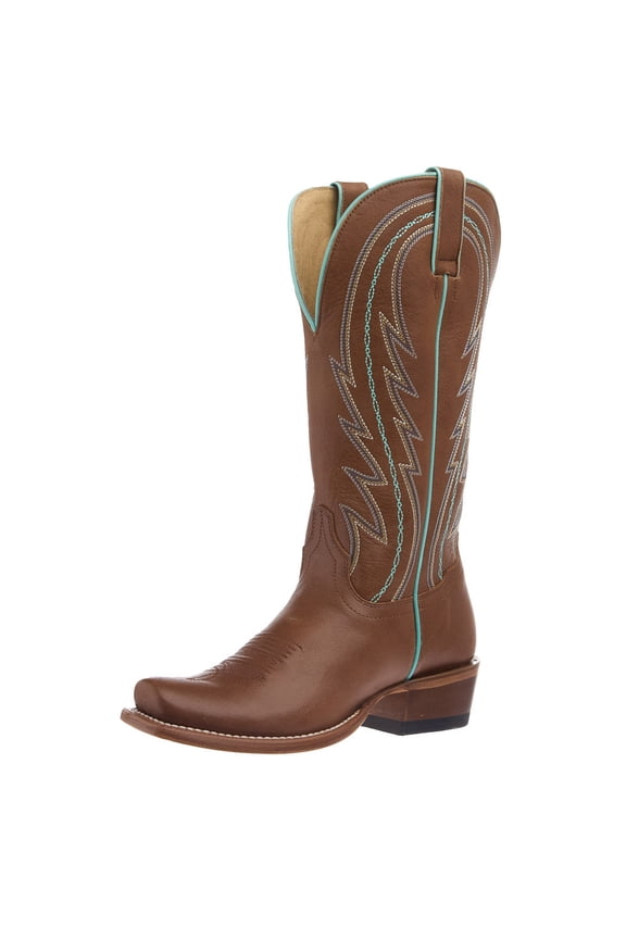 Tony Lama Womens Women`s Tawny Cowhide 13In Matching Top Boot 7.5 B Brown