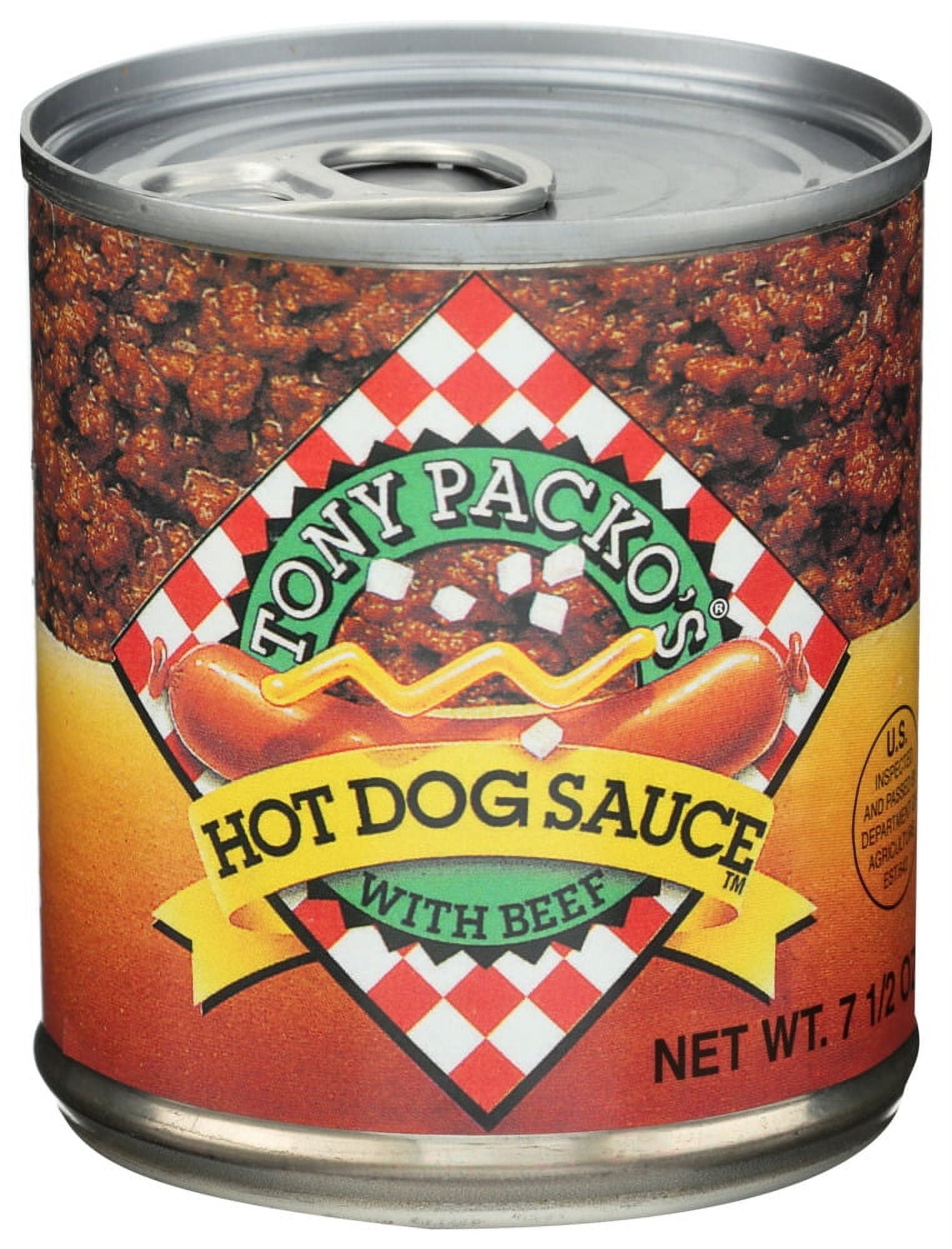 Tony Packo Hot Dog Sauce, 7.5 OZ (Pack of 12)