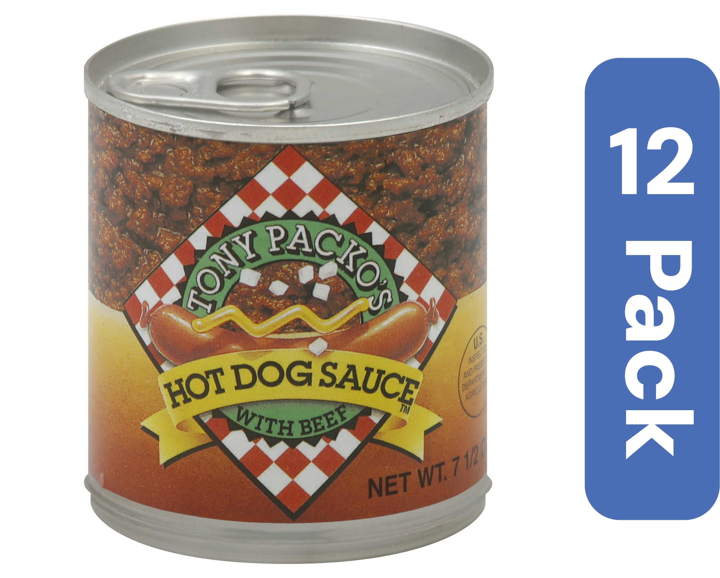 Tony Packo's Hot Dog Sauce 7.5 oz (Pack Of 12)
