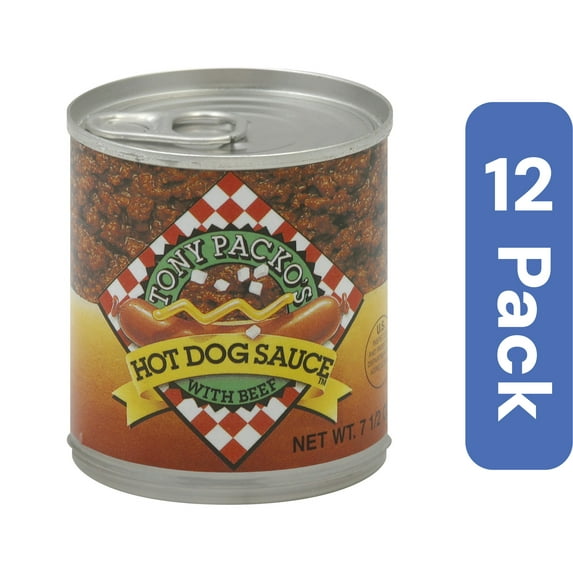 Tony Packo's Hot Dog Sauce 7.5 oz (Pack Of 12)