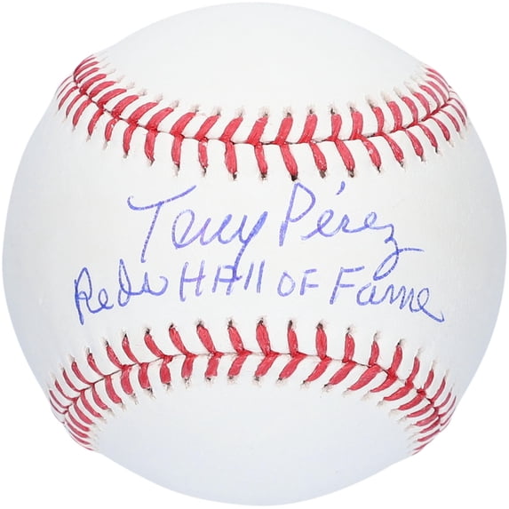 Tony Perez Cincinnati Reds Autographed Rawlings Baseball with "REDS HALL OF FAME" Inscription