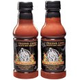 thumbnail image 1 of Tony Piggs Hot BBQ Sauce - (2 pack, 19oz) -Fresno Ghost Hot BBQ Sauce - Hand-Crafted Hot Barbecue Sauce made w real hot peppers and Nothing Artificial - Ribs, Wings, and Veggies, 1 of 2