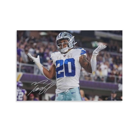 Tony Pollard Canvas Poster Wall Art Poster Gifts Bedroom Prints Home Decor Hanging Picture Canvas Painting Posters 08x12inch(20x30cm)