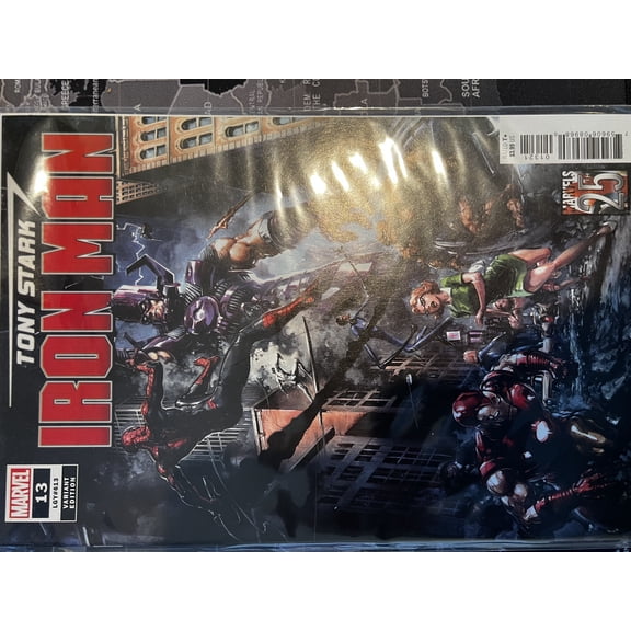 Tony Stark: Iron Man #13 Clayton Crain Variant (2018) Marvel Comics - NM Avengers Cover