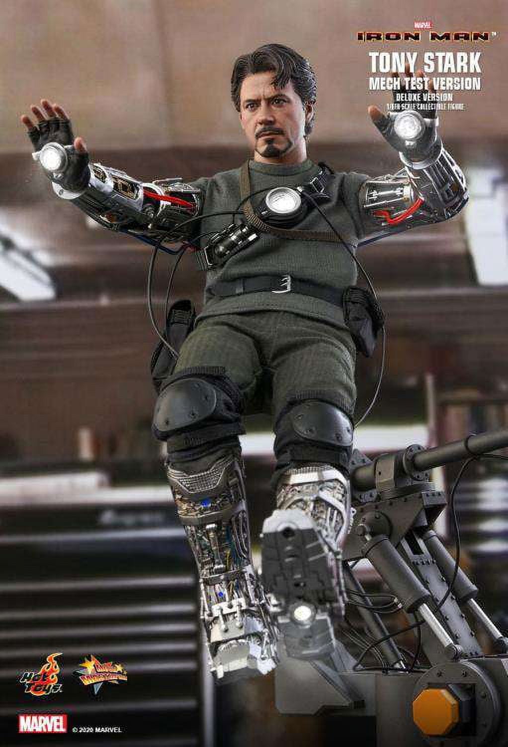 Figure Hot Toys MMS582 - Marvel Comics - Iron Man - Tony Stark Mech Test Standard Version