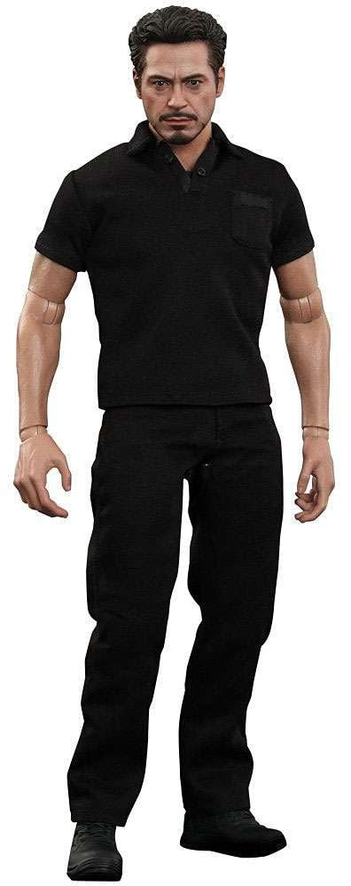 Tony Stark with Arc Reactor Creation Accessories Set Collectible Figure