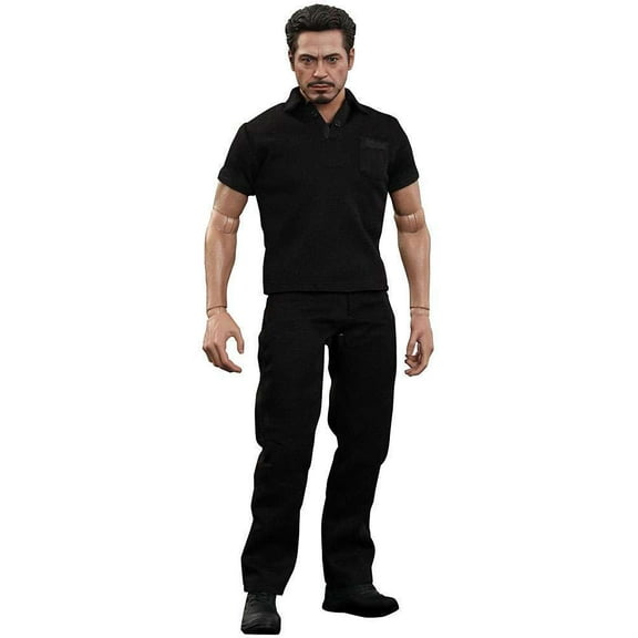 Tony Stark with Arc Reactor Creation Accessories Set Collectible Figure