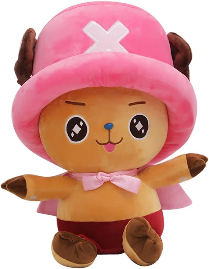 Tony Tony Chopper Plush Toy,12 inch Kawaii Stuffed Animal Plushie Doll Gift for Kids and Fans