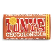 Tony's Chocolonely 32% Milk Chocolate Bar with Caramel and Sea Salt
