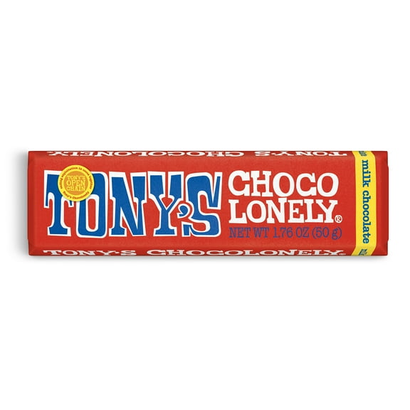 Tony's Chocolonely Milk Chocolate Bar, 1.8 oz